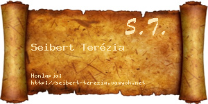 Seibert Terézia névjegykártya