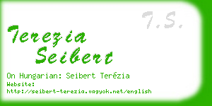 terezia seibert business card